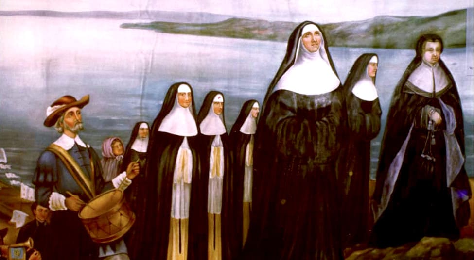 A llegada de las primeras Ursulinas a Quebec